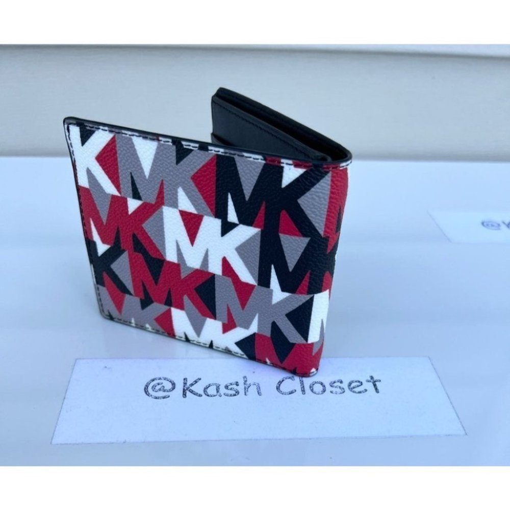 Michael Kors Mens Wallet Cooper MK SIGNATUTRE Billfold Wallet - Picture 3 of 5